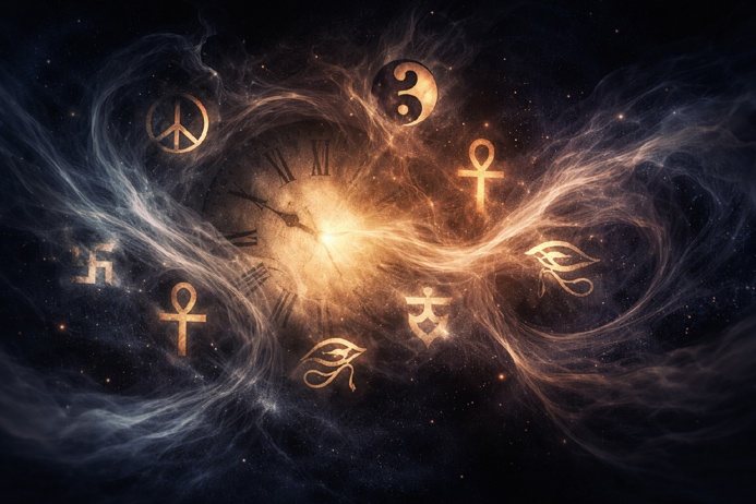 Screenshot sequence showing how internet meme symbols evolve and change meaning through viral sharing and remixing