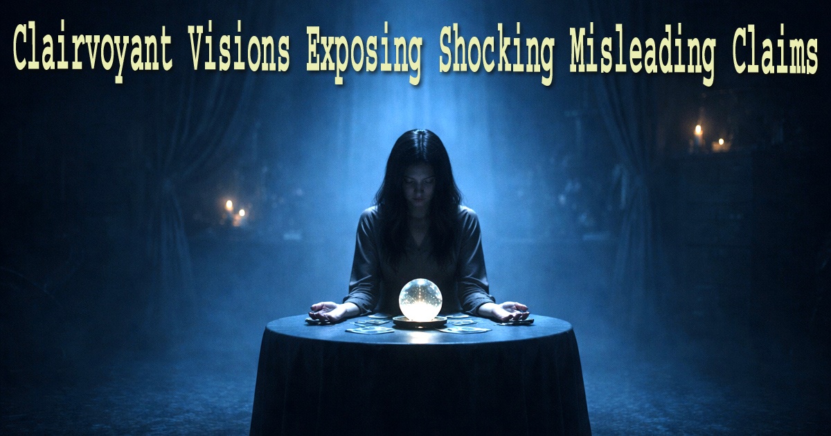 A person seated at a round table with hands open, representing clairvoyant visions and the reading session