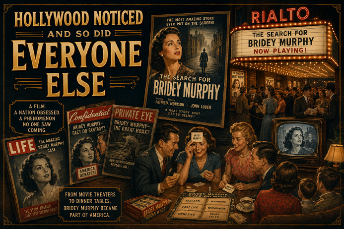 Hollywood, magazines, and television turned Bridey Murphy into a cultural phenomenon.