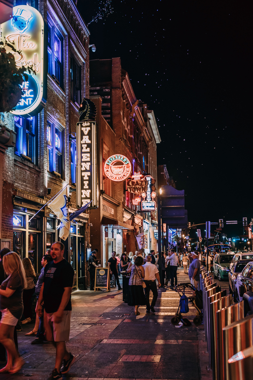Historic music venue interior in Nashville set for a corporate event