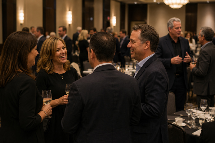 After the show representing what guests forget versus what creates memorable event experiences