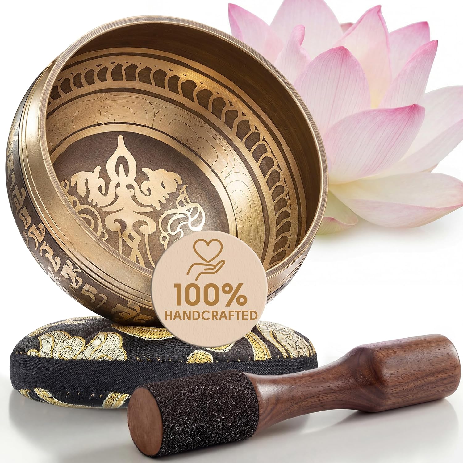 Tibetan Singing Bowl Set for meditation and relaxation